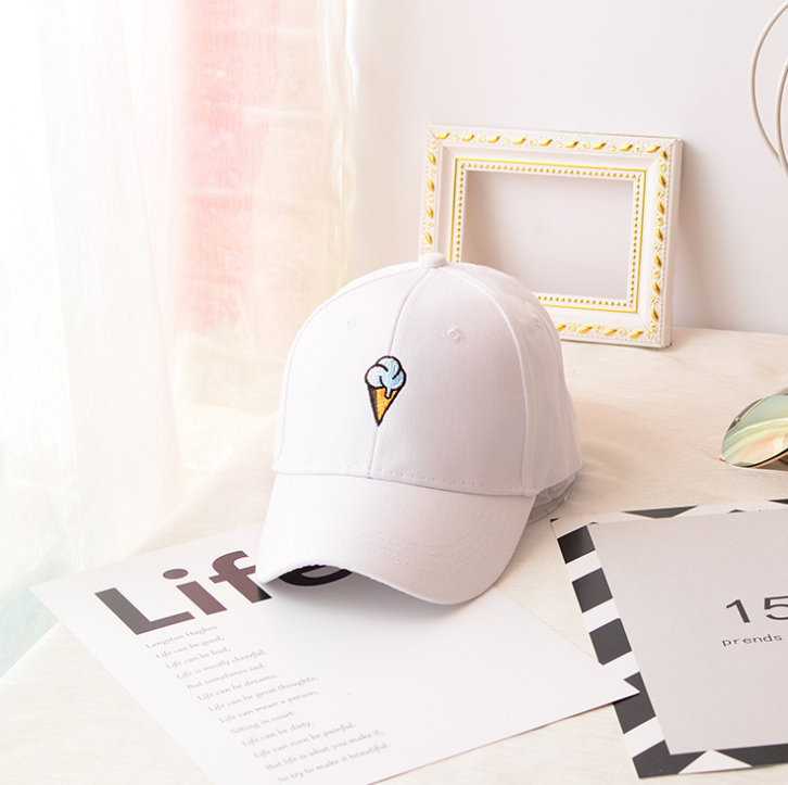 Ice Cream Hat, Baseball Cap, Duckbill Cap