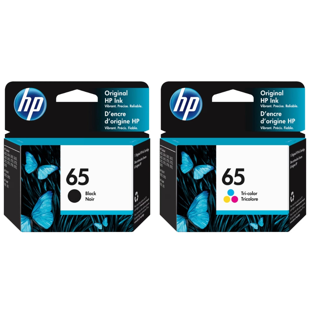 Original HP 65 Black & Color Ink Cartridge-0