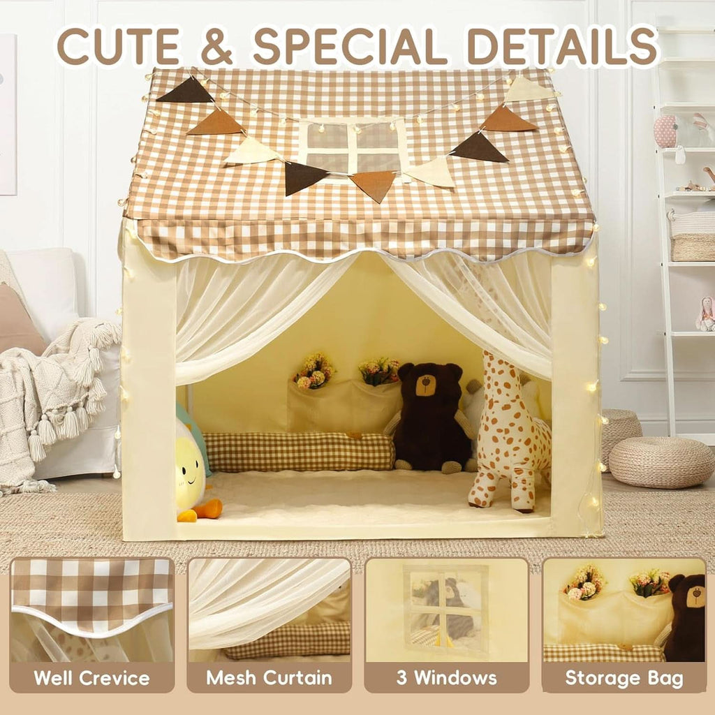 Large 47x40x52 Inches Indoor Outdoor Playhouse Tent-3