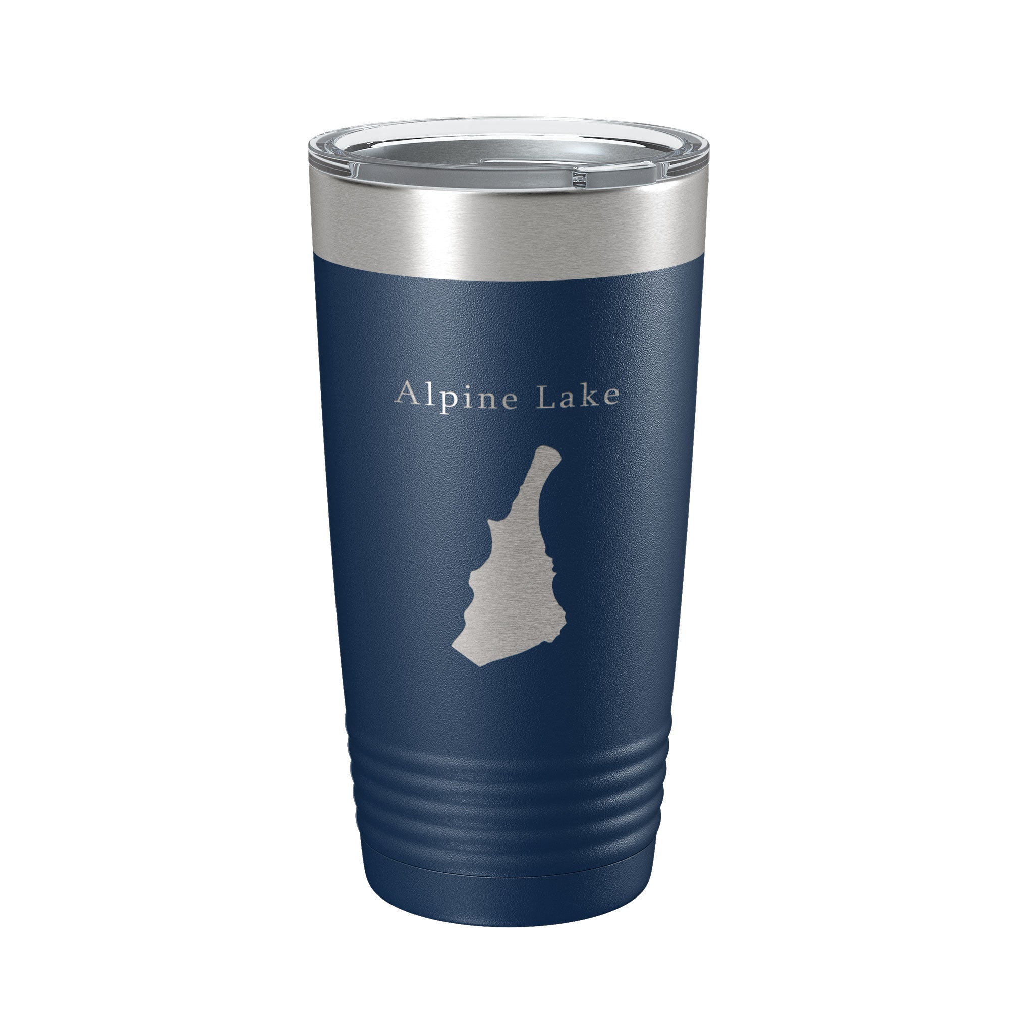 Alpine Lake Hull's Map Tumbler Travel Mug Insulated Laser Engraved Coffee Cup West Virginia 20 oz-8