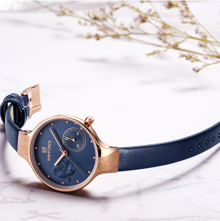 Multifunctional Quartz Leather Strap Watch