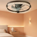 20 Inch Black Dimmable Ceiling Fan Energy Efficient-0