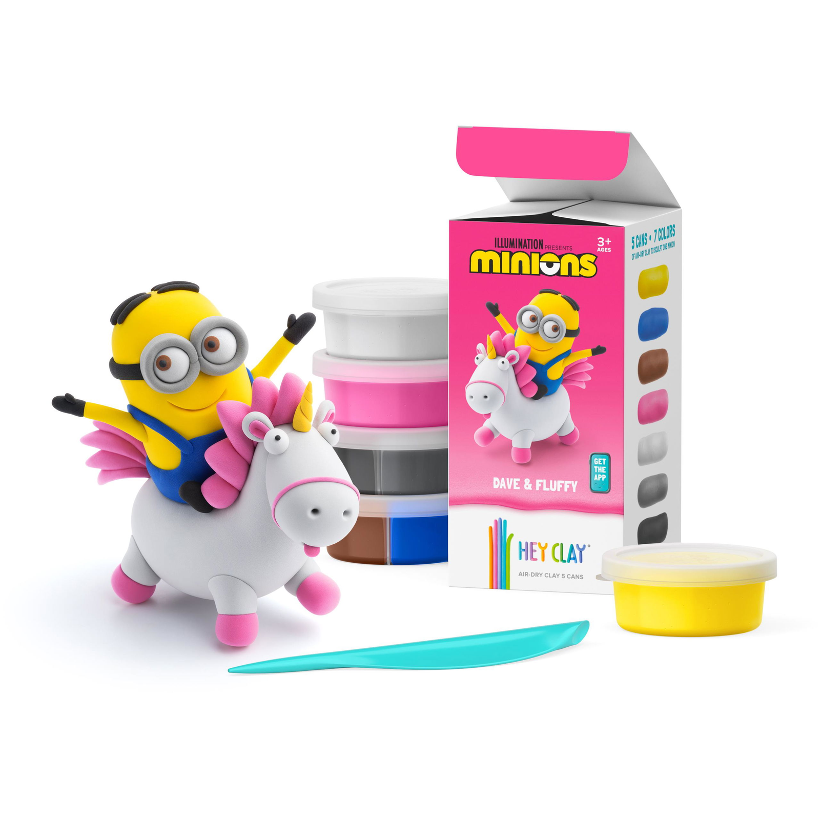 TM TOYS Hey Clay Dave minion és Fluffy (5904754608213)