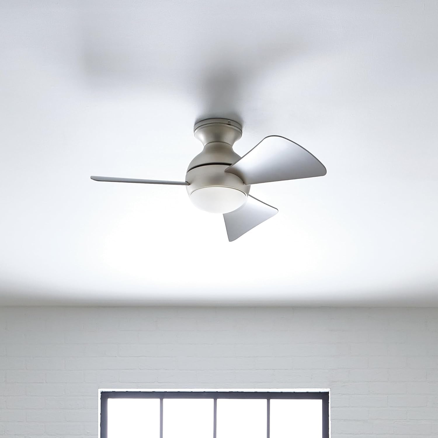 Premium Architectural Ceiling Fan 34Inch Brushed Nickel Finish-3