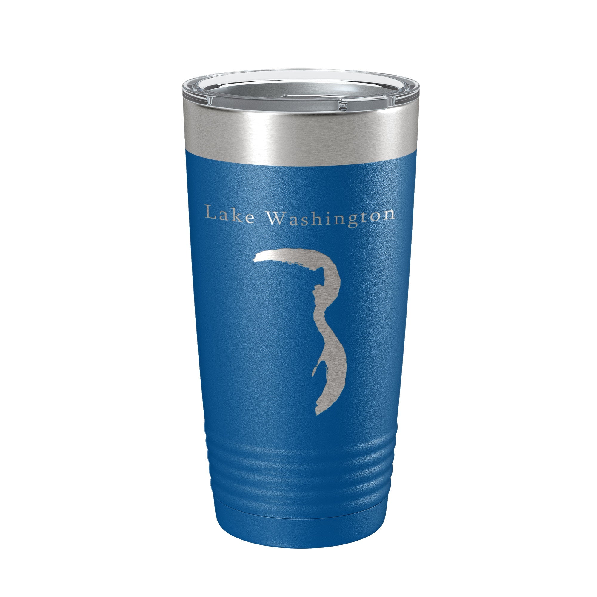 Lake Washington Map Tumbler Travel Mug Insulated Laser Engraved Coffee Cup Mississippi 20 oz-6
