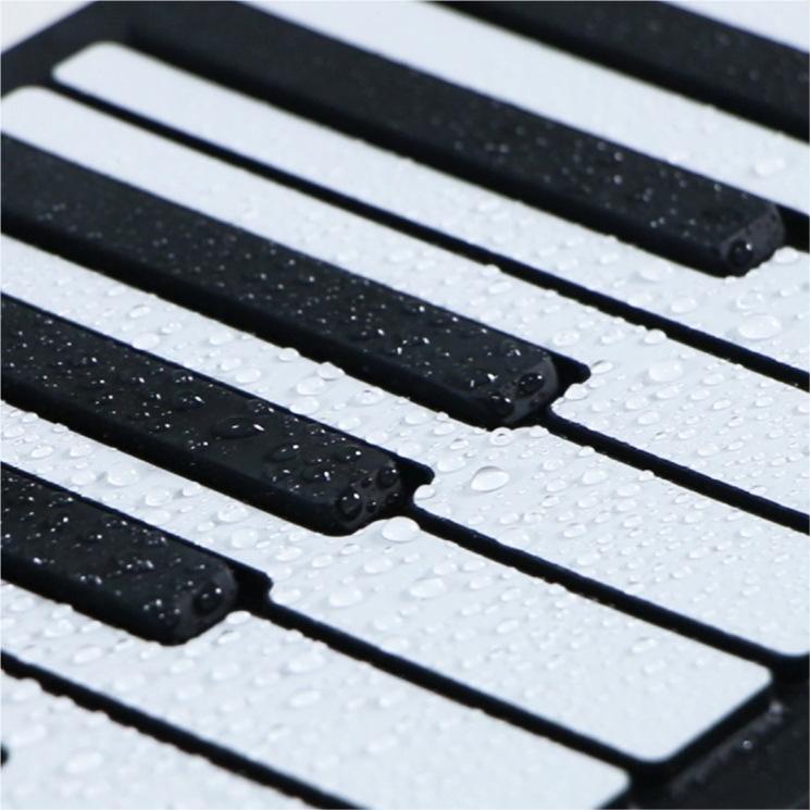 Portable Hand-Rolled 88-Key MIDI Soft Keyboard