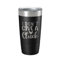 I Don't Give A Cluck Tumbler Funny Chicken Travel Mug Gift Insulated Laser Engraved Coffee Cup 20 oz-5