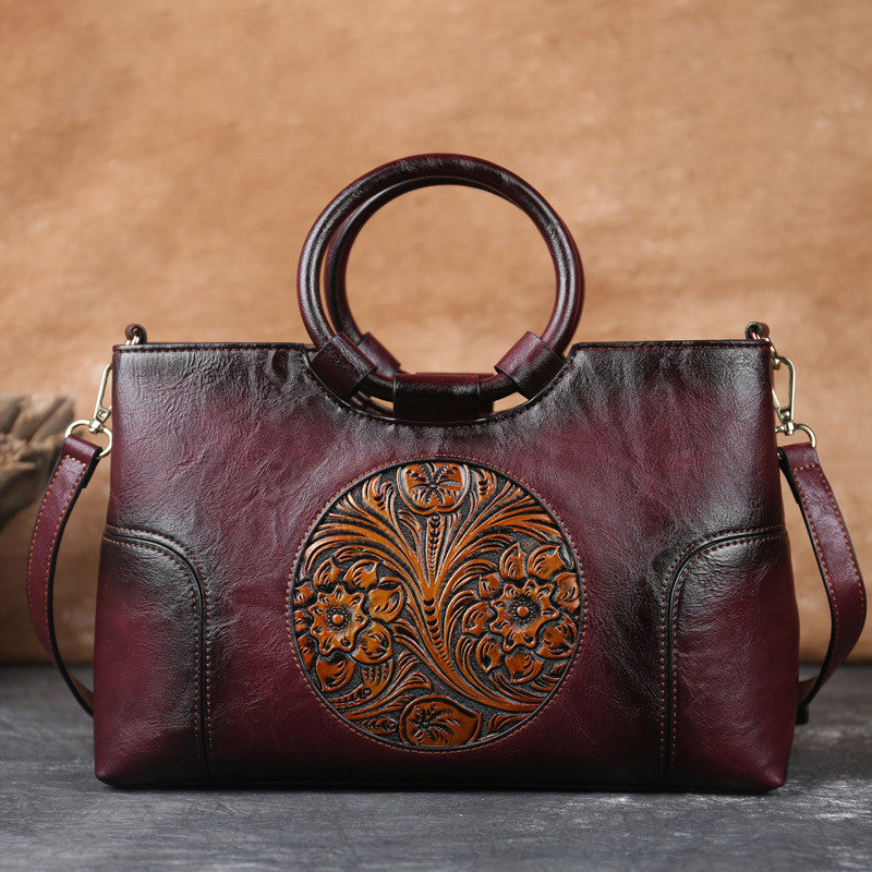 Slant Crossbody Handbag with One Shoulder Strap