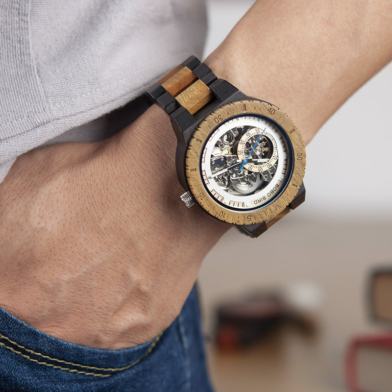 BOBOBIRD Automatic Wooden Watch (Timepiece)