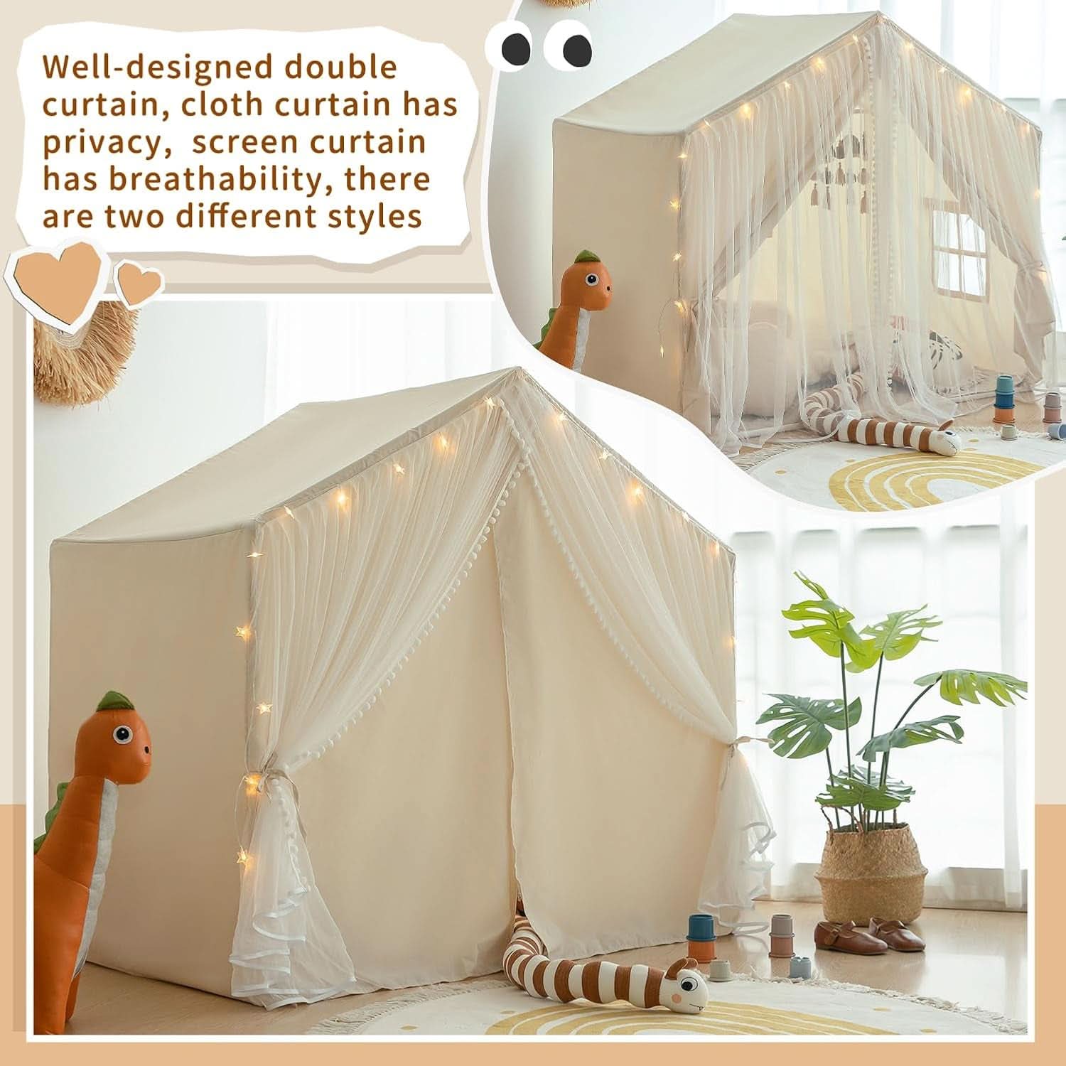 Indoor Play Tent Deluxe Castle Princess Edition Exclusive-3