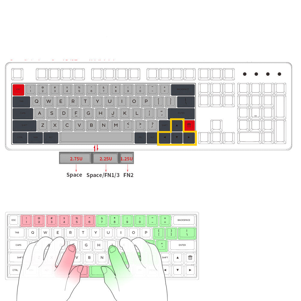 GK64X Mechanical Keyboard Kit - Hot Swappable Bluetooth RGB