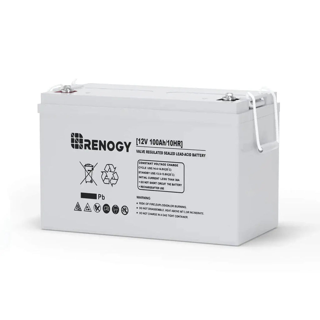 12V 100Ah AGM Rechargeable Battery, Long-Lasting Deep Cycle Power Solution-0