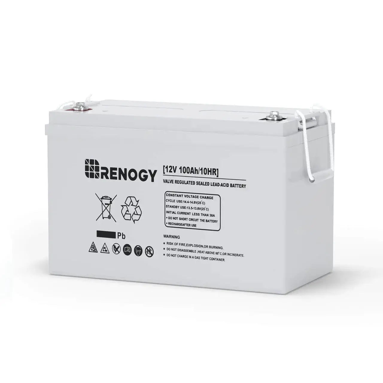 12V 100Ah AGM Rechargeable Battery, Long-Lasting Deep Cycle Power Solution-0