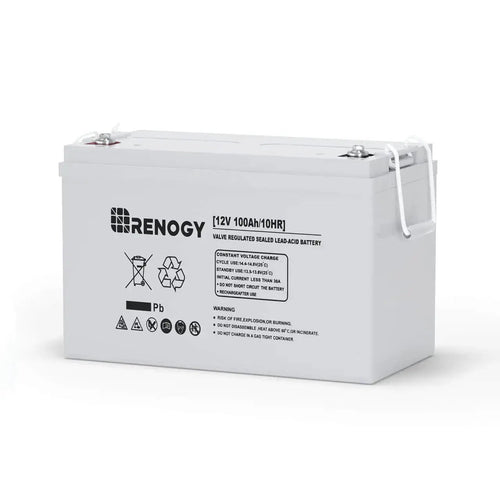 12V 100Ah AGM Rechargeable Battery, Long-Lasting Deep Cycle Power Solution-0