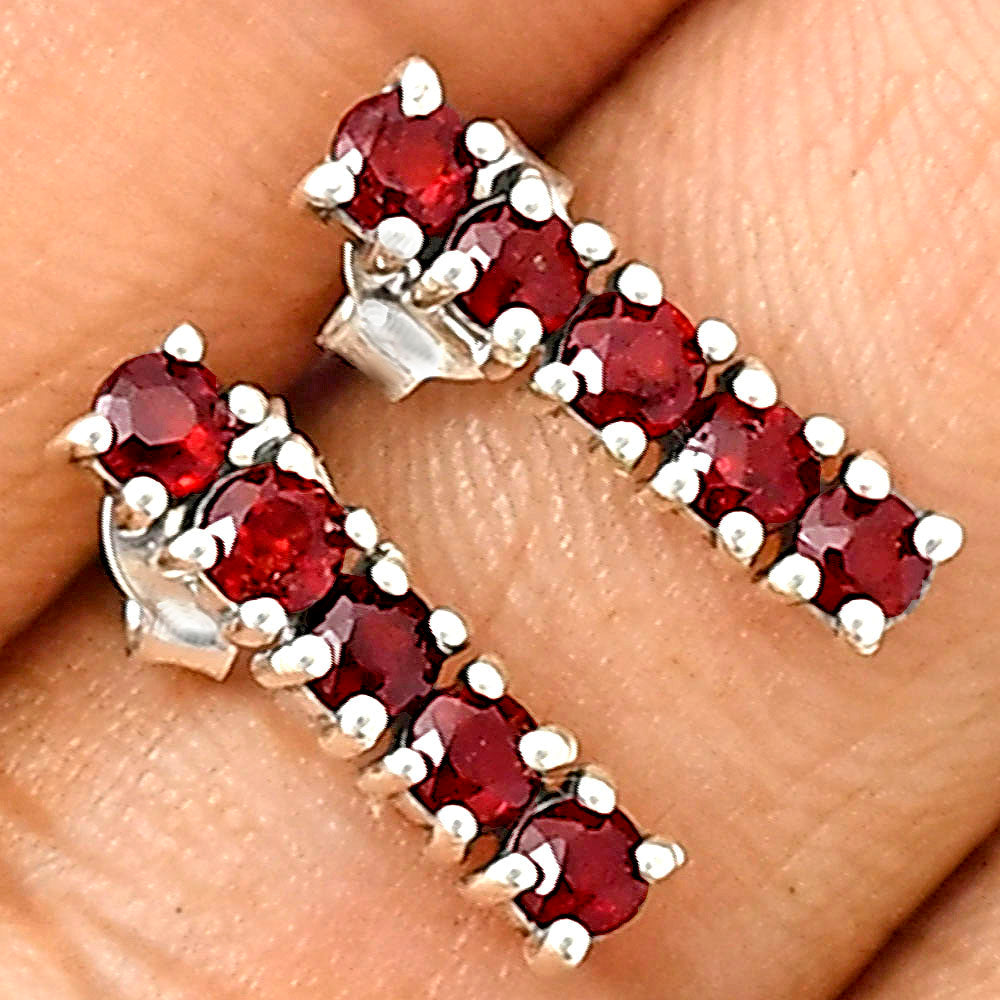 Vertical Gemstone Bar Set 925 Sterling Silver Earrings Pendant Jewelry AGT1013 T-1023-4