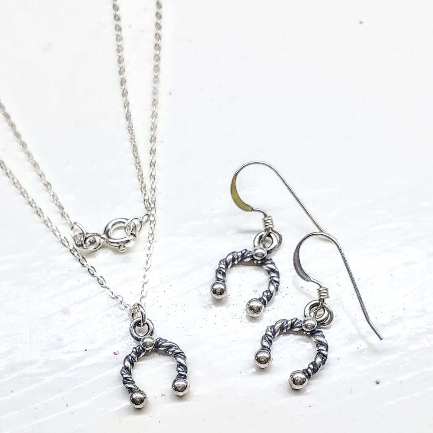 Handmade Sterling Silver Horseshoe Jewelry Limited Edition-7