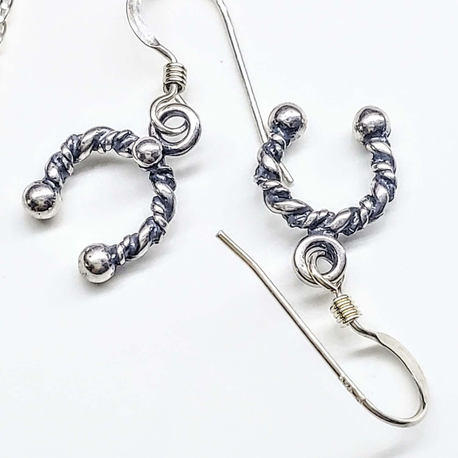Handmade Sterling Silver Horseshoe Jewelry Limited Edition-5