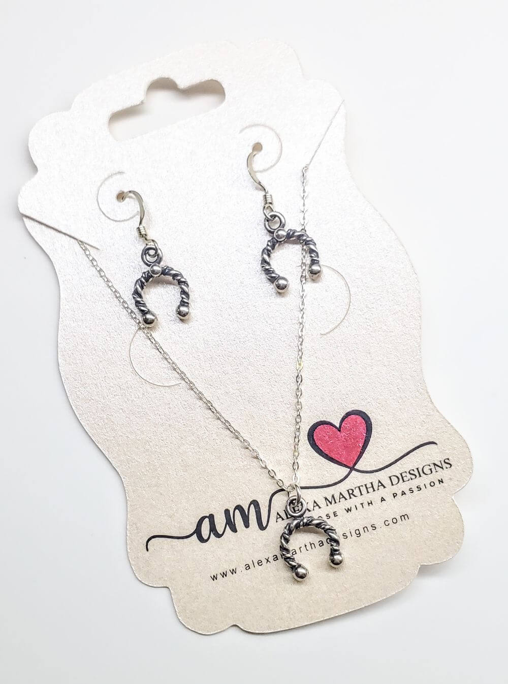 Handmade Sterling Silver Horseshoe Jewelry Limited Edition-2