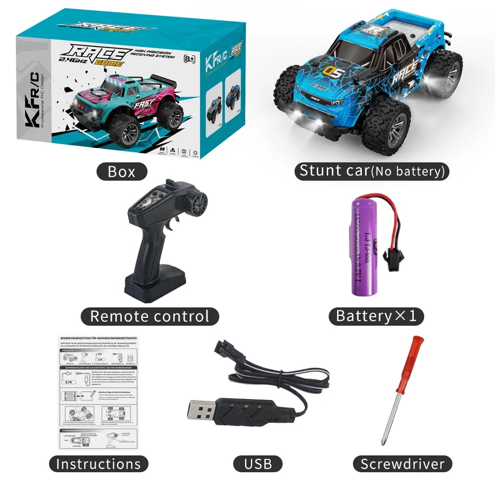 All-Terrain 4WD RC Drift Car - 100m Remote Control Fun