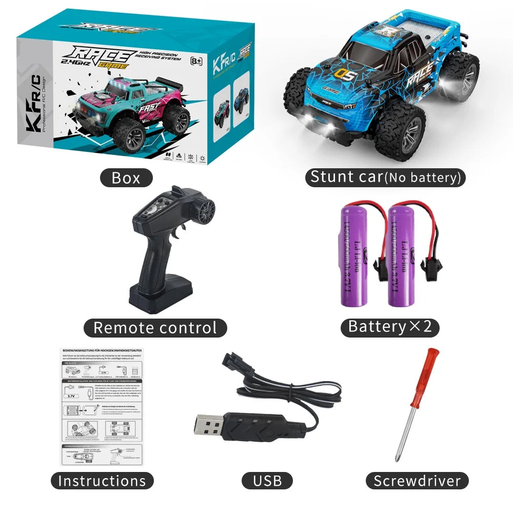 All-Terrain 4WD RC Drift Car - 100m Remote Control Fun