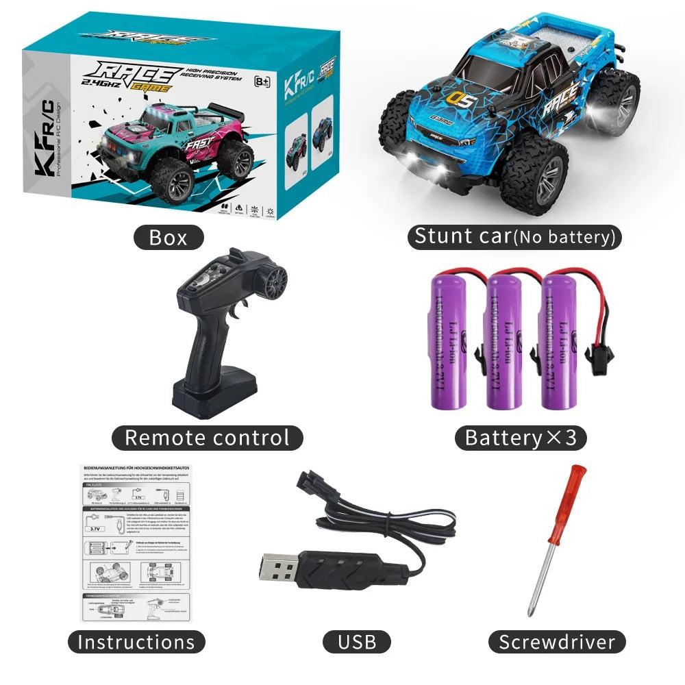 All-Terrain 4WD RC Drift Car - 100m Remote Control Fun