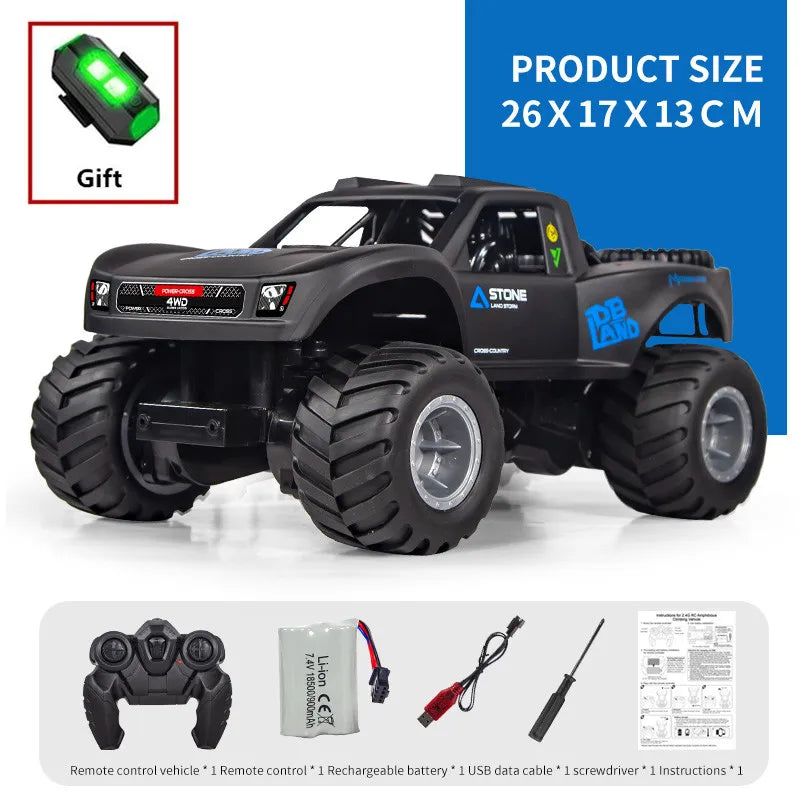 All-Terrain Remote Control Amphibious Monster Truck for Kids