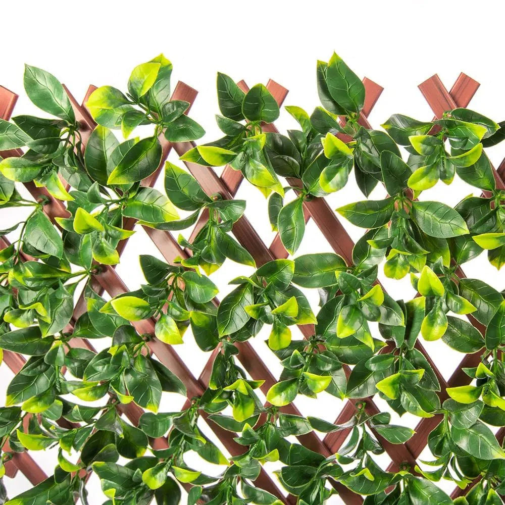Jasmine Expandable Artificial Trellis Privacy Screen 72×36in – UV Resistant-2
