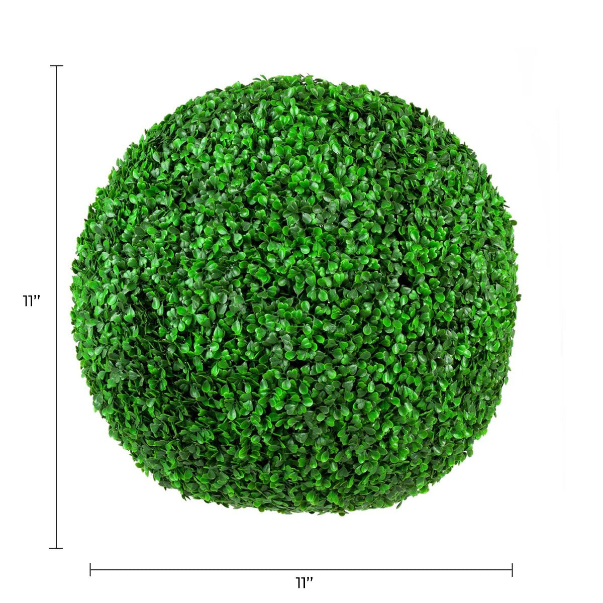Boxwood Artificial Topiary Ball Set of 2 11in – UV Resistant-1