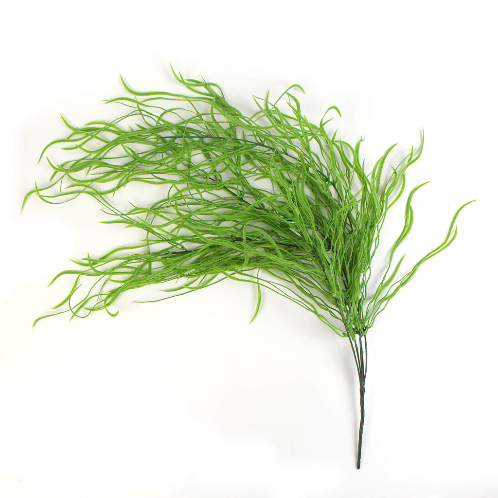 Weeping Willow Grass Artificial Hanging Bush 37in – UV Resistant-0