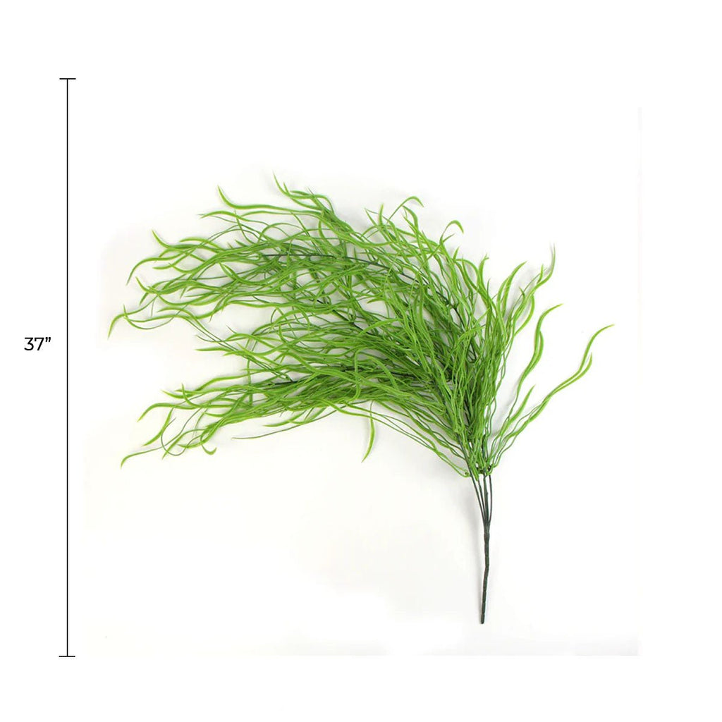 Weeping Willow Grass Artificial Hanging Bush 37in – UV Resistant-1