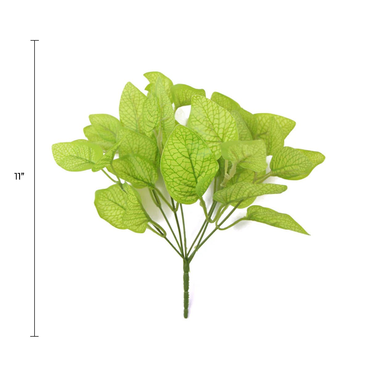 Philodendron Golden Leaf Artificial Hanging Bush 11in-1