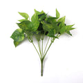 Pothos Devil's Ivy Artificial Hanging Bush 9.5in-0