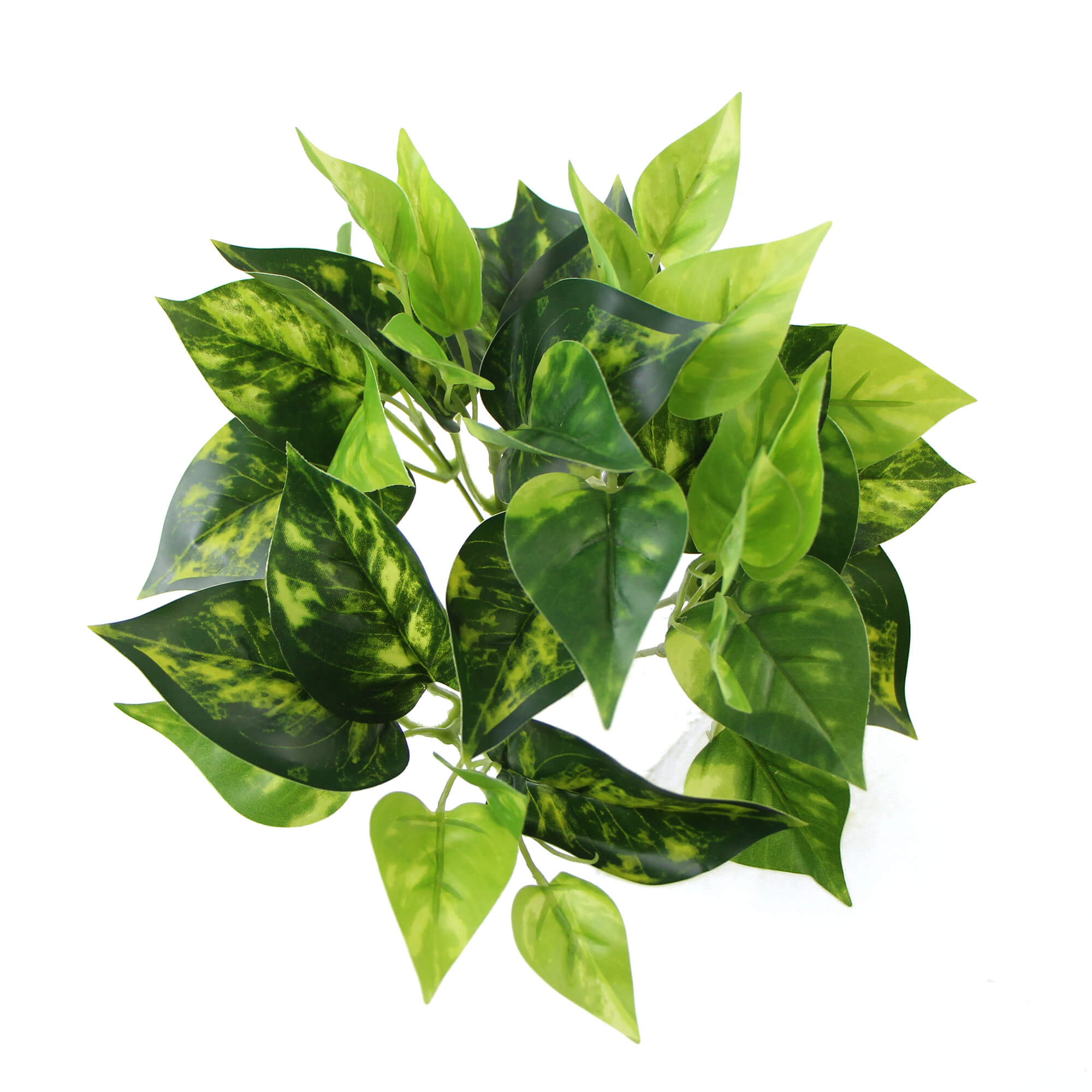 Pothos Devil's Ivy Artificial Hanging Bush 9.5in-2