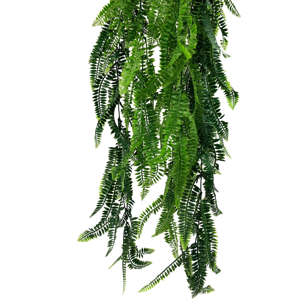 Fern Artificial Hanging Basket 18×49in – UV Resistant-4