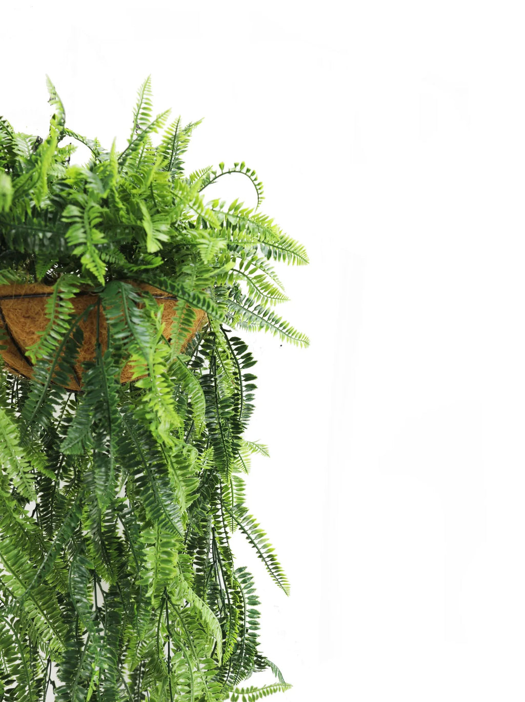 Fern Artificial Hanging Basket 18×49in – UV Resistant-3