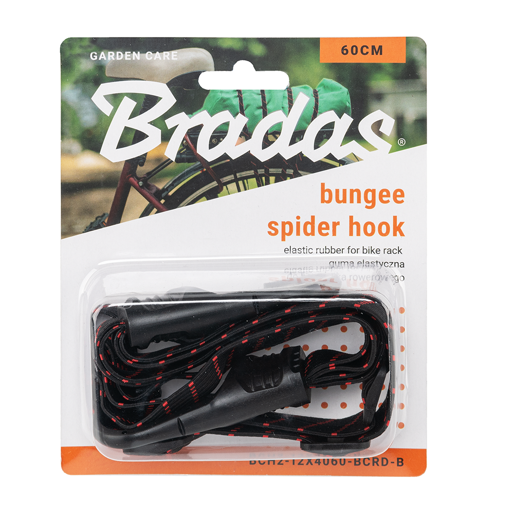 Bungee Spider Hook Elastic Rubber for Bike Rack, Black for Heavy Duty Nylon Ties-3