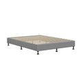 NNEED Bed Frame Double Size Fabric Grey