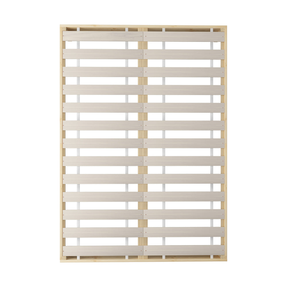 NNEED Bed Frame King Size Pine Wood Bed Base