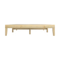 NNEED Bed Frame King Size Pine Wood Bed Base