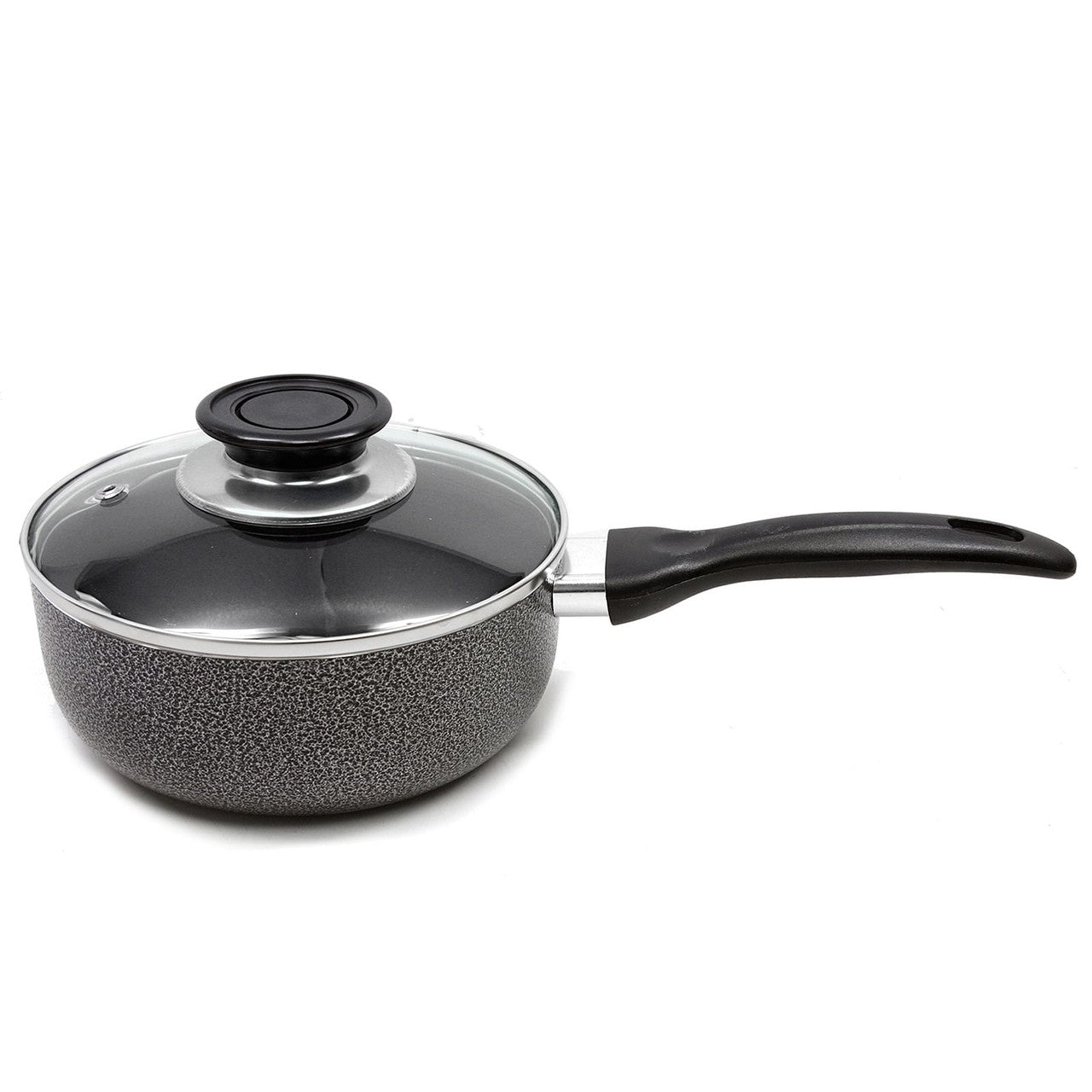 Brentwood Saucepan Aluminum Non-Stick 2 Qt-Gray-0