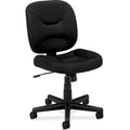 Black Task Chair Office Chair with Padded Seat-0