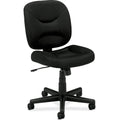 Black Task Chair Office Chair with Padded Seat-0
