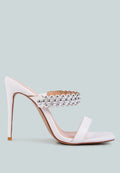 Bandy Stieletto Heel Metal Stud Sandals-0