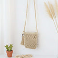 Beaded tassel straw crossbody bag floral-1