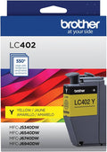 Genuine Brother LC402Y Standard Yield Yellow Ink Cartridge-0