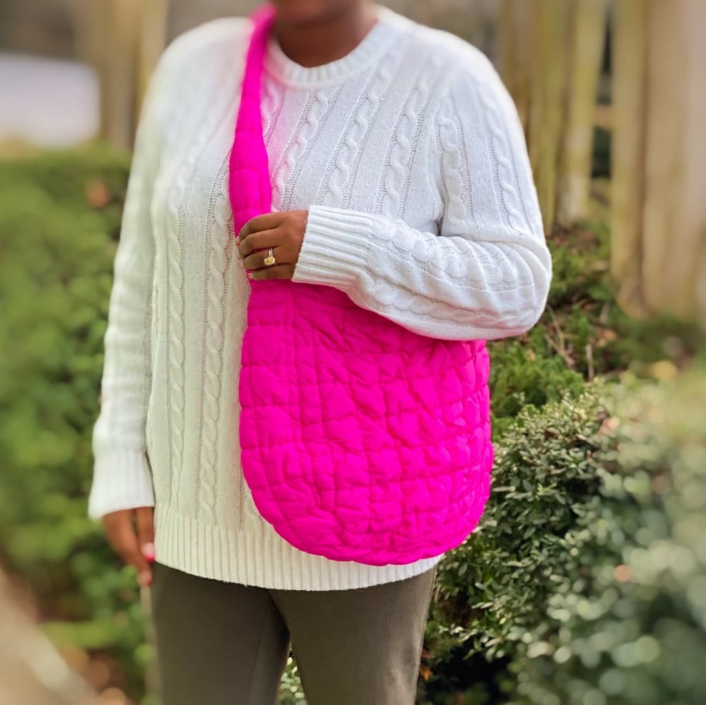 Carry All Quilted Cross Body Bag-4