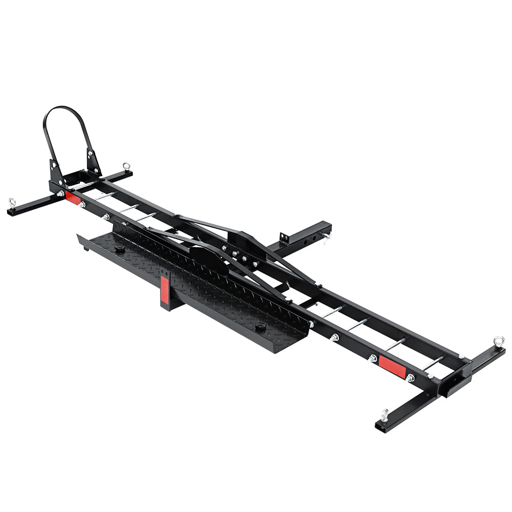 Giantz Motorcycle Motorbike Carrier Rack Arm Dirt Bike Ramp 2"Towbar Steel Black,Giantz Motorcycle Motorbike Carrier Rack Arm Dirt Bike Ramp 2"Towbar Steel Black-0