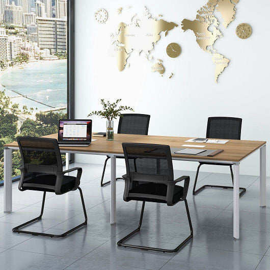 Office Guest Chair with Lumbar Support for Waiting Room-2 Pieces-1
