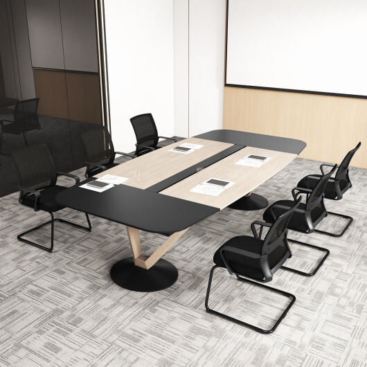 Office Guest Chair with Lumbar Support for Waiting Room-2 Pieces-6