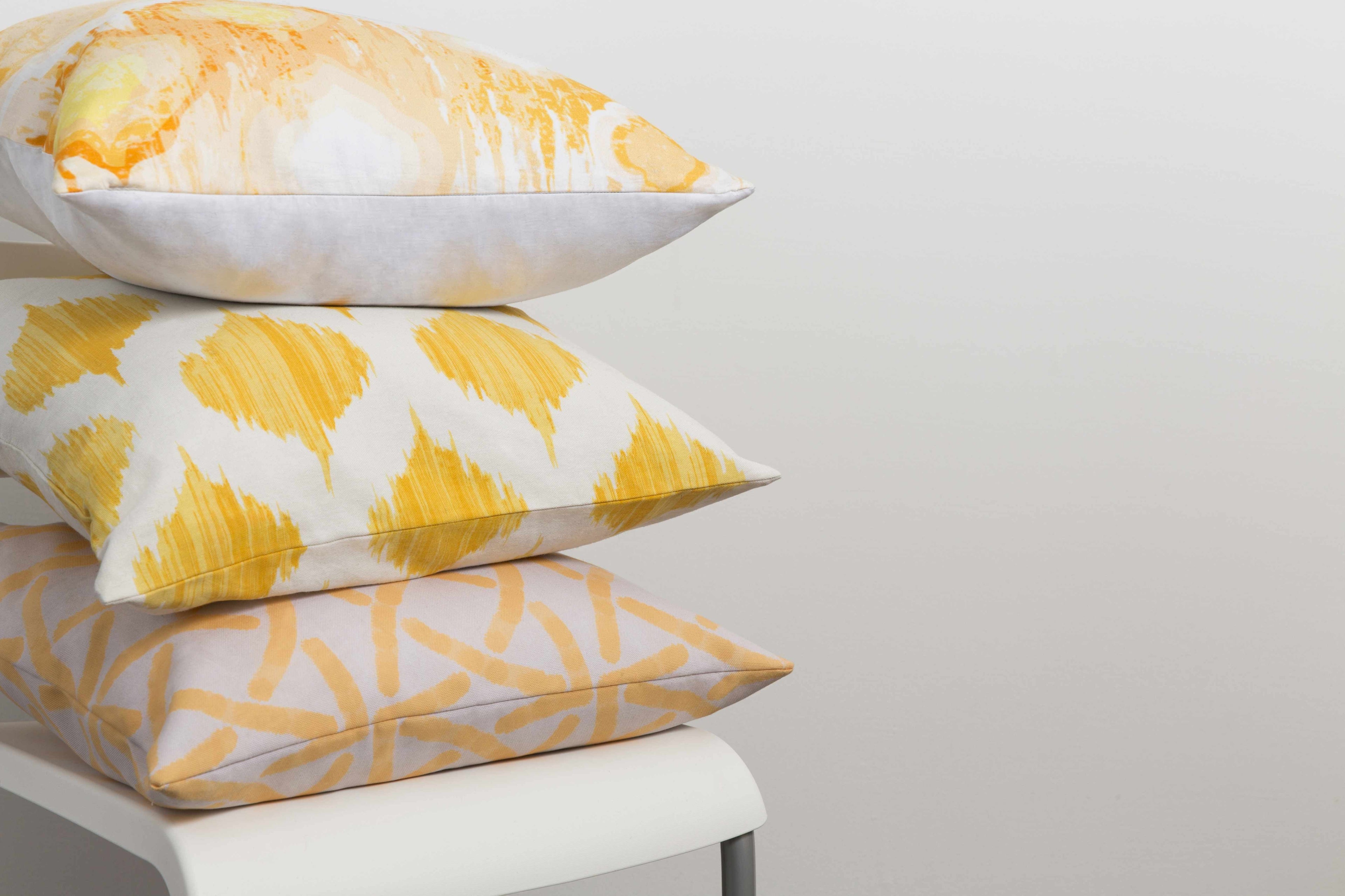 Bryant Yellow Ikat Throw Pillow - Clearance-3